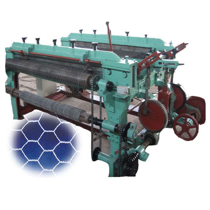 Hexagonal mesh machine